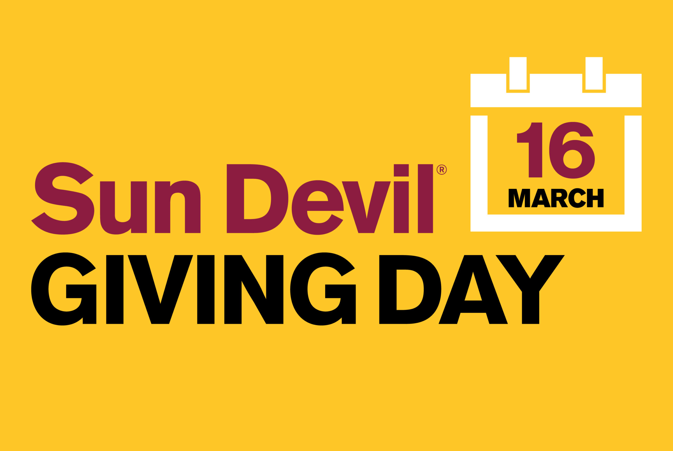 Sun Devil Giving Day, March 16